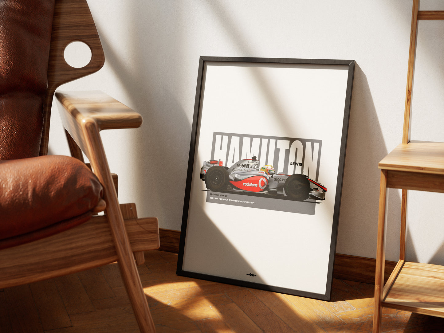 2009 Lewis Hamilton McLaren MP4-24 – Wall Art Poster