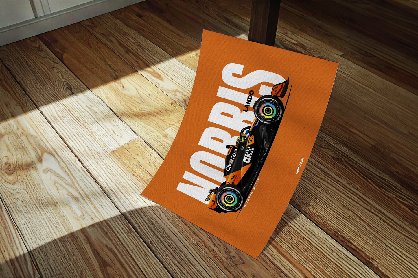 2025 Lando Norris McLaren MCL39 - Wall Art Poster