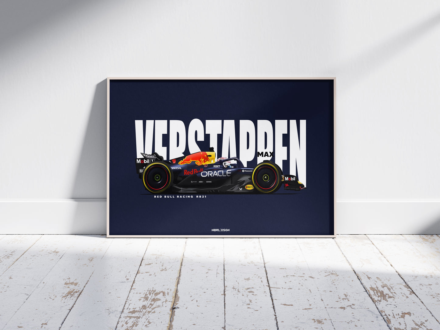 2025 Max Verstappen Red Bull Racing RB21 - Wall Art Poster